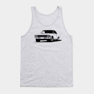 1966 Chevy Chevelle - stylized monochrome Tank Top